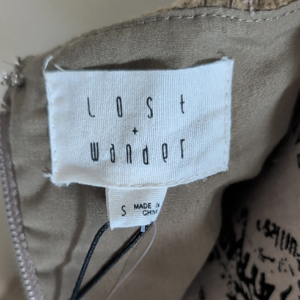 NWT Lost + Wander Corduroy Dress - Picture 2 of 11